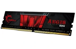 رم جی اسکیل 4 گیگ تک کاناله G.SKILL AEGIS DDR4 2400MHz CL17 گارانتی آواژنگ