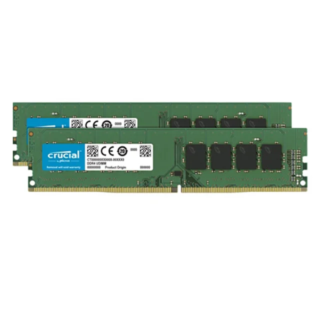 رم کامپیوتر کروشیال مدل CT16 ظرفیت 16 گیگابایت DDR4 با فرکانس 3200 مگاهرتز، تایمینگ CL22 و 102943932