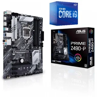 باندل i9 + z490p asus 10900 استوک